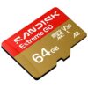 SanDisk microSDXC Card Extreme GO 64GB Lesen 170MB/s, Schr. 80MB/s, inkl. Adapter