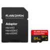 SanDisk microSDXC Card Extreme PRO 64GB Lesen 200MB/s, Schr. 90MB/s, inkl. Adapter