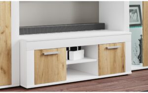 2205982_2 - Mediatech VCM TV Möbel Lowboard Usilo L Weiss/Honig-Eiche