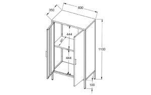 2205988_3 - Mediatech VCM Schrank Flokas M Schwarz