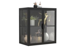 VCM Wandvitrine Flokas S Schwarz