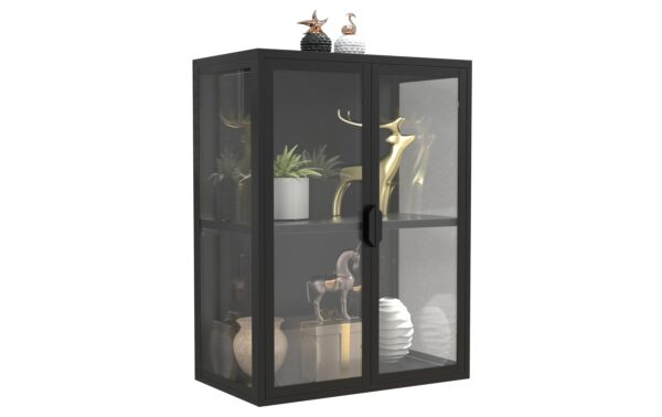 2206000_3 - Mediatech VCM Wandvitrine Flokas M Schwarz