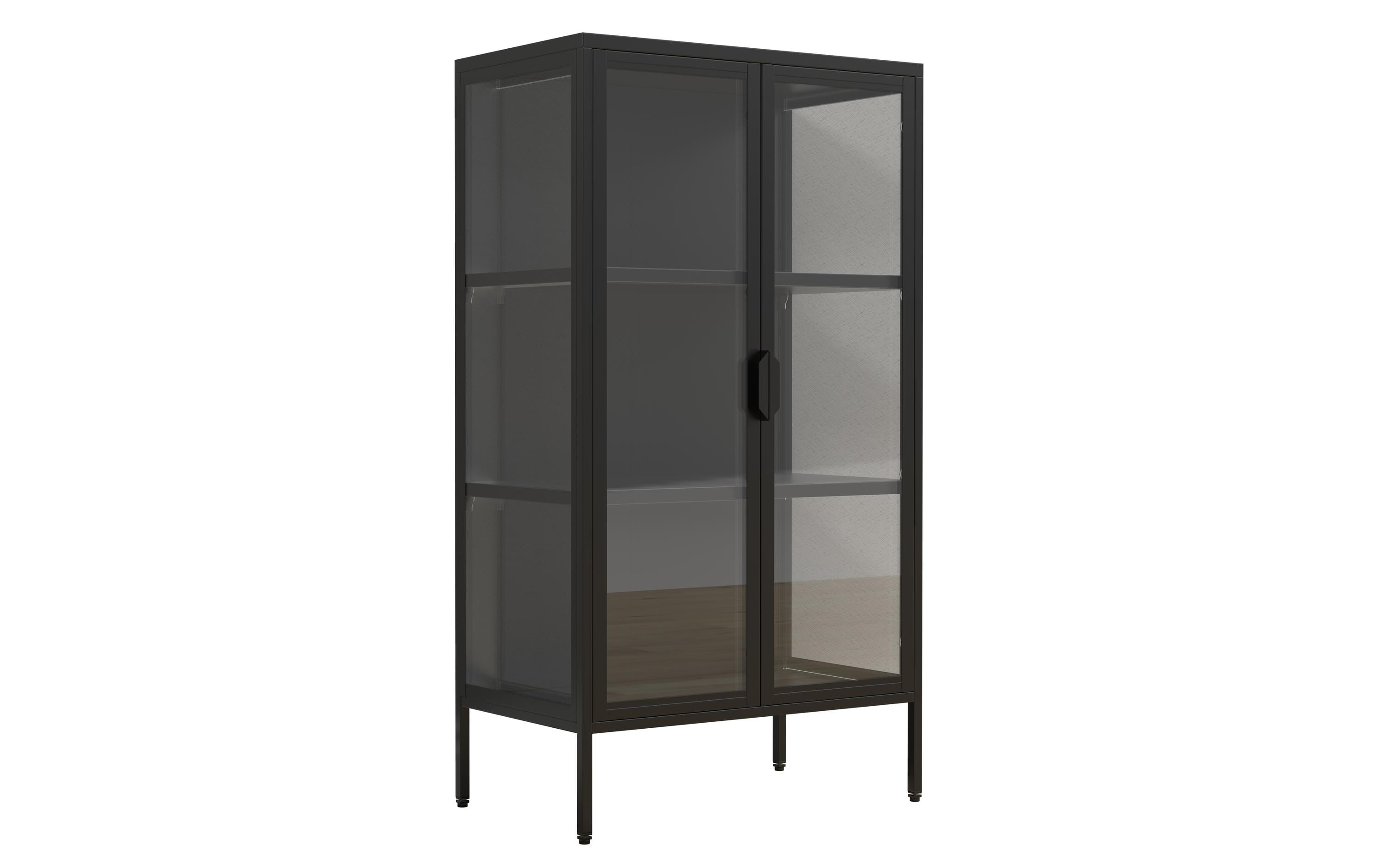 2206006 - Mediatech VCM Standvitrine Floka M Schwarz kaufen Schweiz | Mediatech.ch