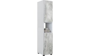 VCM Hochschrank Flandu Weiss/Beton kaufen Schweiz | Mediatech.ch