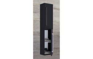 VCM Hochschrank grosse Tür VCB 6 Schwarz