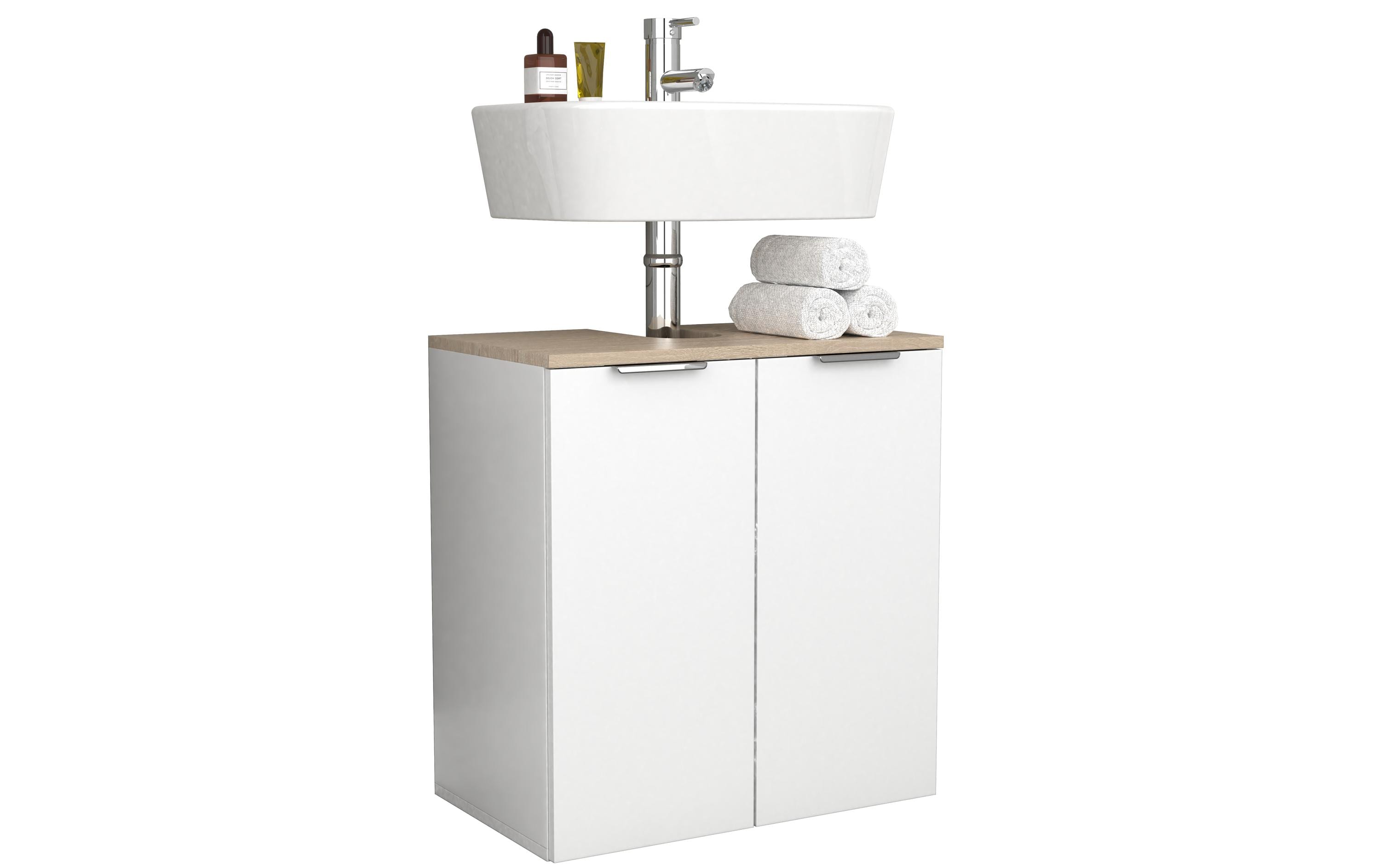 2206062 - Mediatech VCM Unterschrank Donali Weiss/Somoma-Eiche kaufen Schweiz | Mediatech.ch