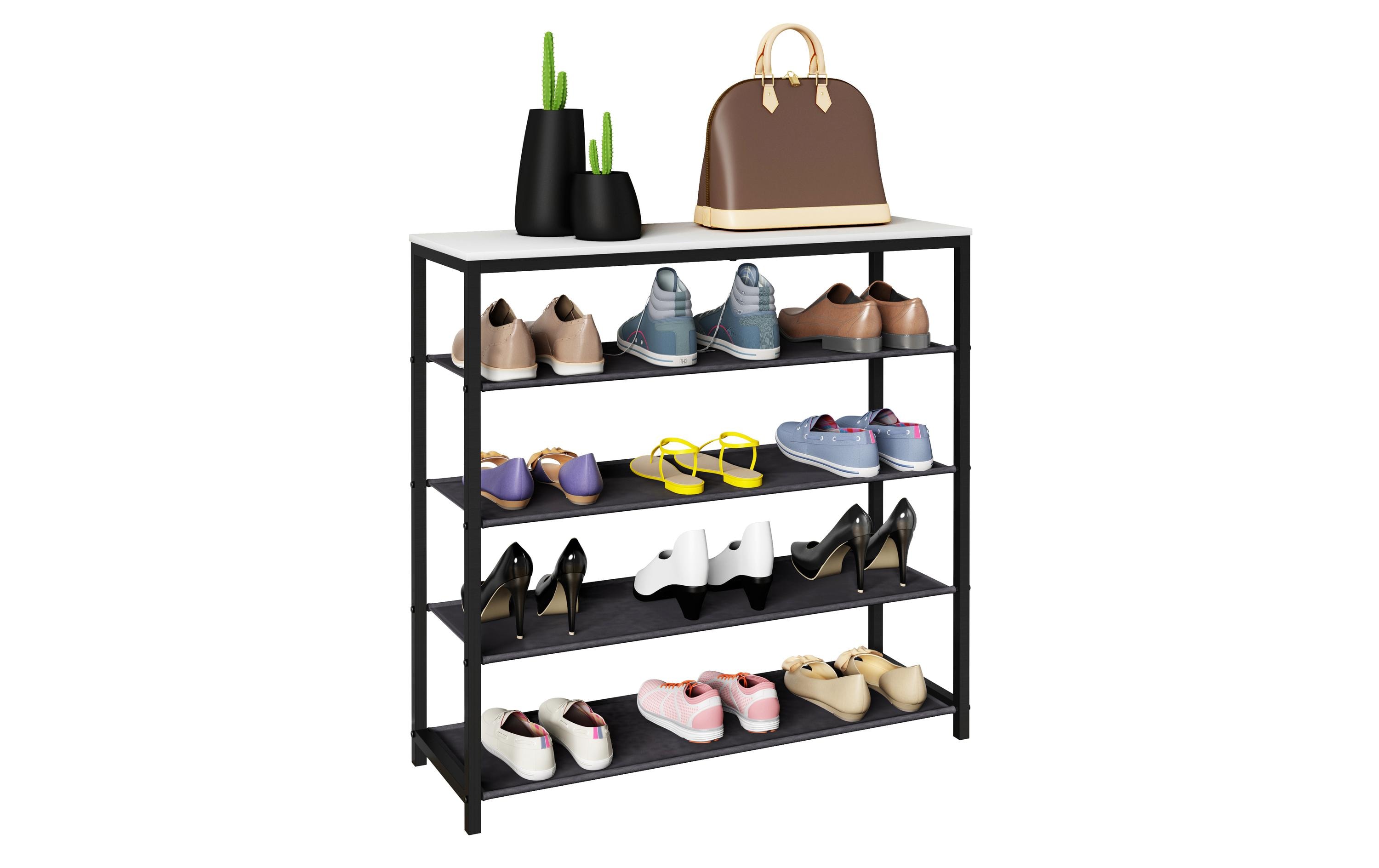 2206071 - Mediatech VCM Schuhregal Taliro 4-fach Weiss kaufen Schweiz | Mediatech.ch