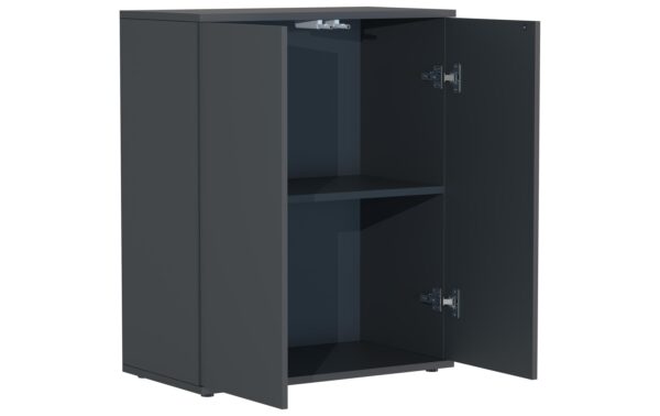 VCM Schrank Dalosa 2-Fach Anthrazit