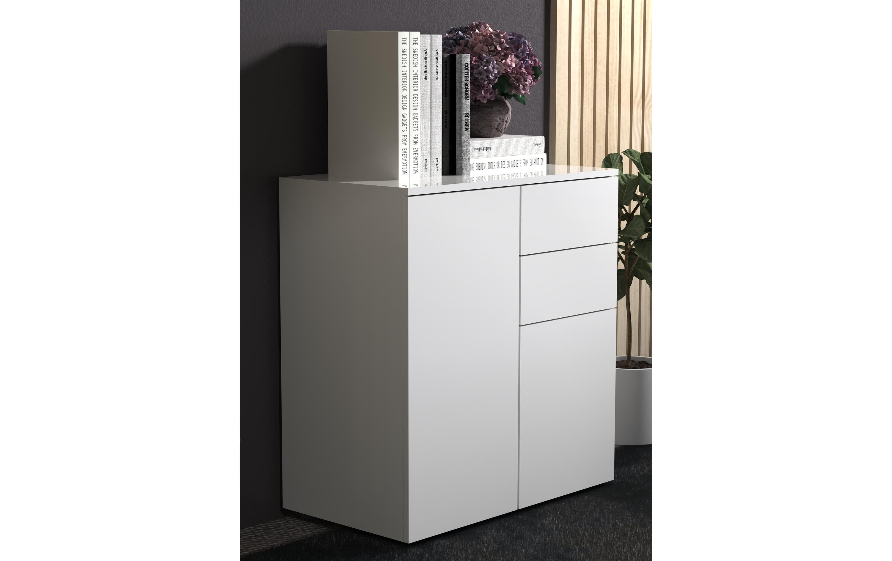 2206079_1 - Mediatech VCM Kommode Dalosa 4-Fach Weiss