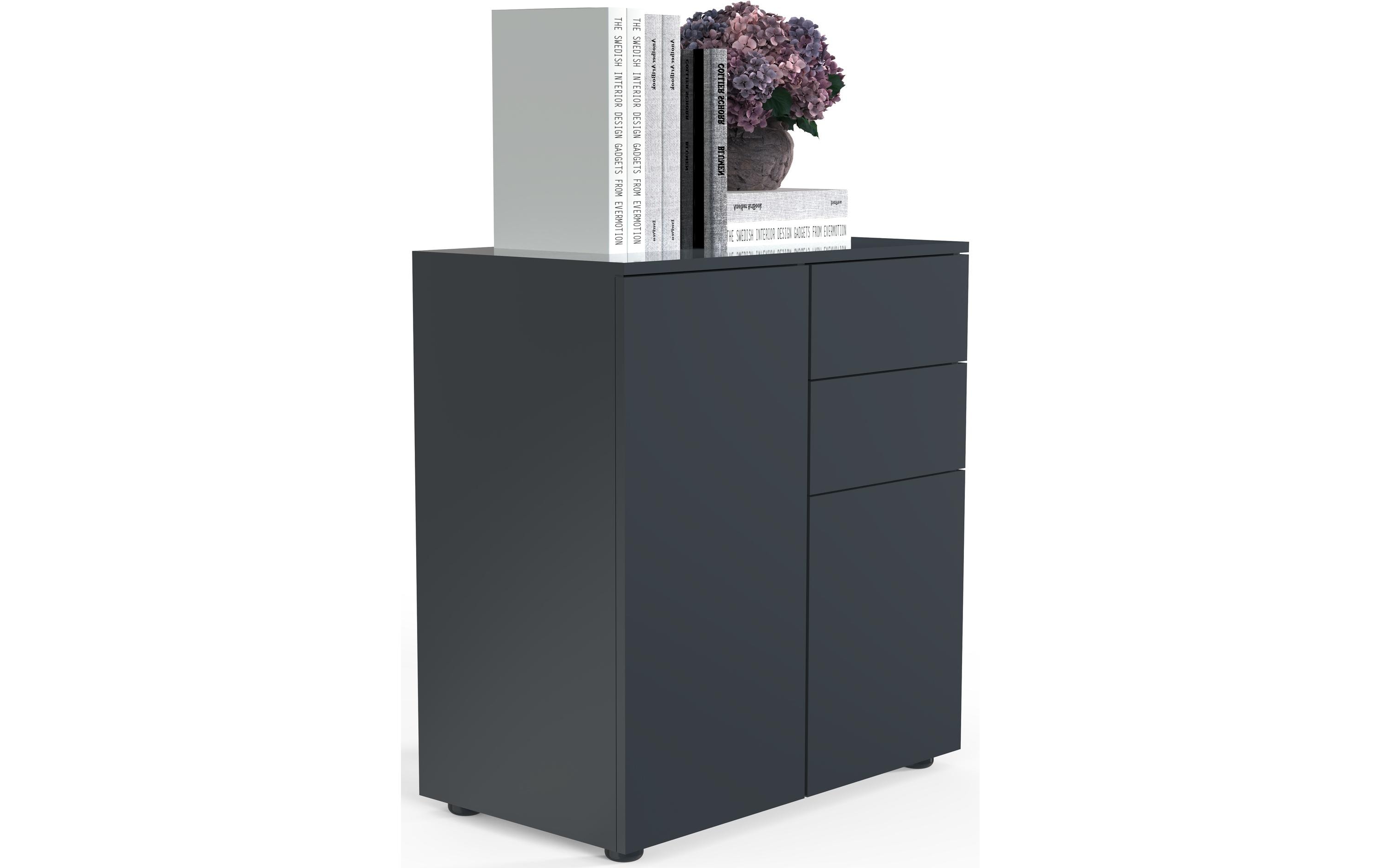 2206080 - Mediatech VCM Kommode Dalosa 4-Fach Anthrazit kaufen Schweiz | Mediatech.ch