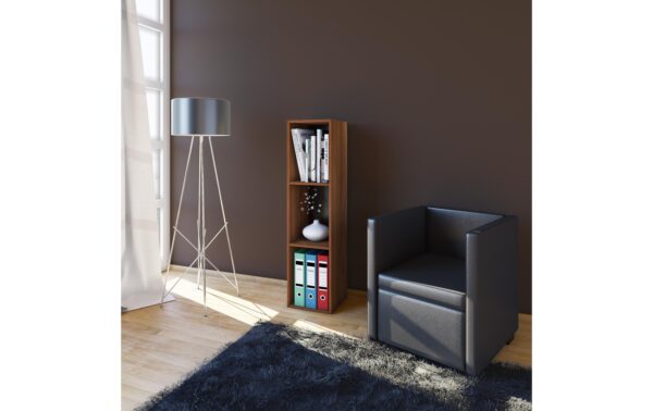 VCM Regal Mendas 3-fach Kern-Nussbaum