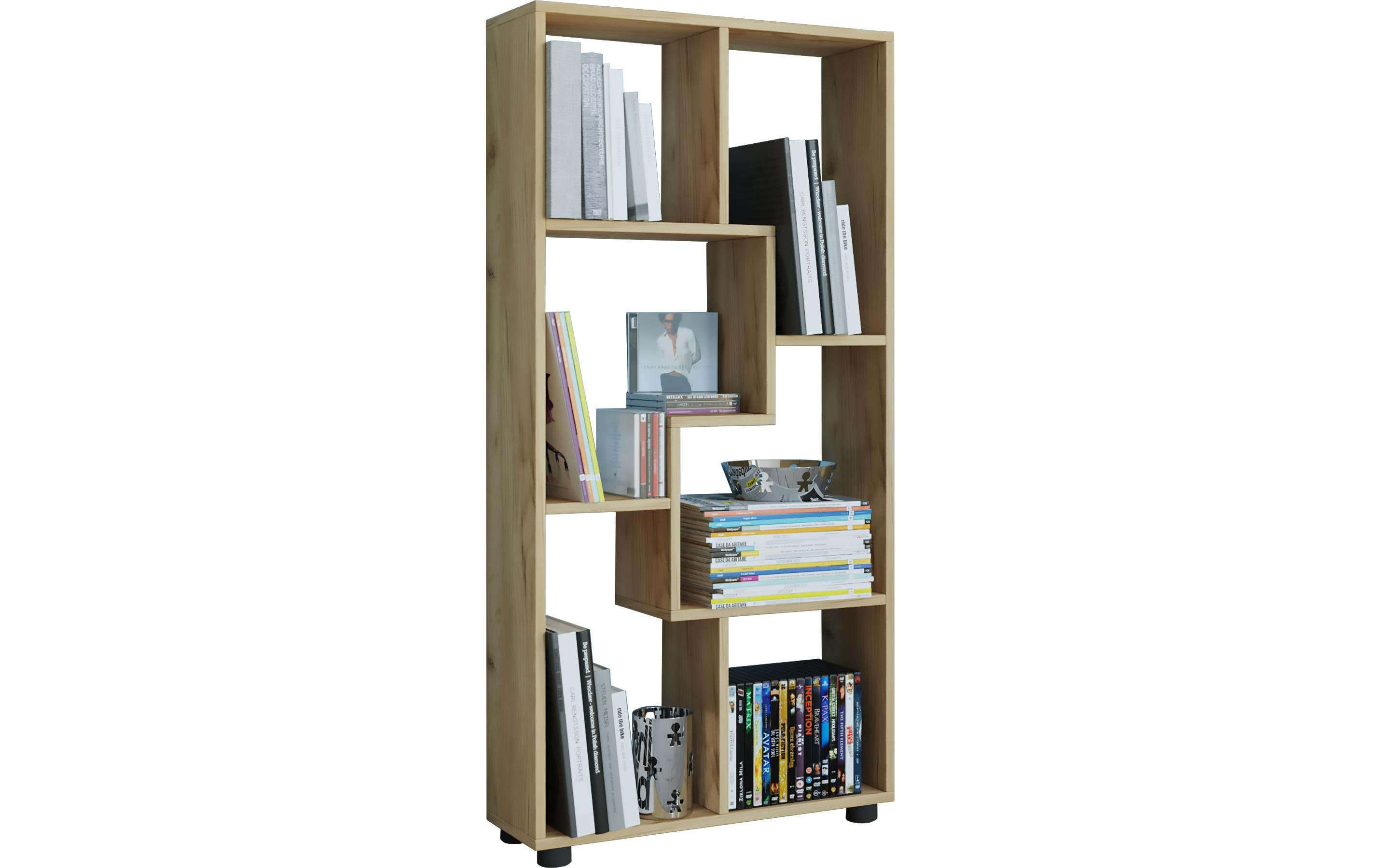 2206102 - Mediatech VCM Standregal Blina Honig-Eiche kaufen Schweiz | Mediatech.ch