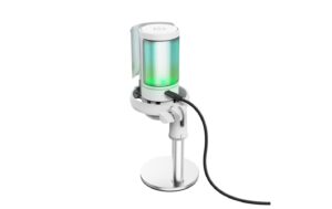 2206350_3 - Mediatech Trust GXT238 Auron Mikrofon - white RGB, USB