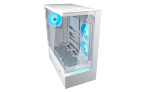 2206504_2 - Mediatech Cougar Case CFV235 ARGB Midi-Tower, Glas, Weiss