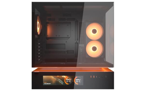Cougar Case CFV235 Vision ARGB Midi-Tower, Glas, LCD, Schwarz
