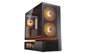 2206509 - Mediatech Cougar Case CFV235 Vision ARGB Midi-Tower, Mesh, LCD, Schwarz kaufen Schweiz | Mediatech.ch