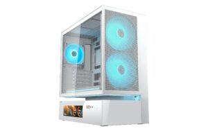2206510 - Mediatech Cougar Case CFV235 Vision ARGB Midi-Tower, Mesh, LCD, Weiss kaufen Schweiz | Mediatech.ch