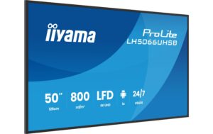 Iiyama LH5066UHSB-B1AG 50, IPS, UHD, 800cd, Android 14 OS