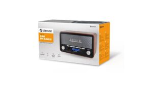 Denver DAB-18 DAB+, FM, Retro, Bluetooth, Echtholzgehäuse