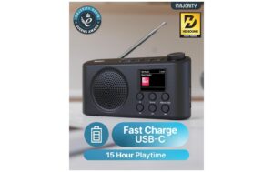 2210554_1 - Mediatech Majority Orwell-Pro DAB+ Radio mit Bluetooth und Weckfunktion