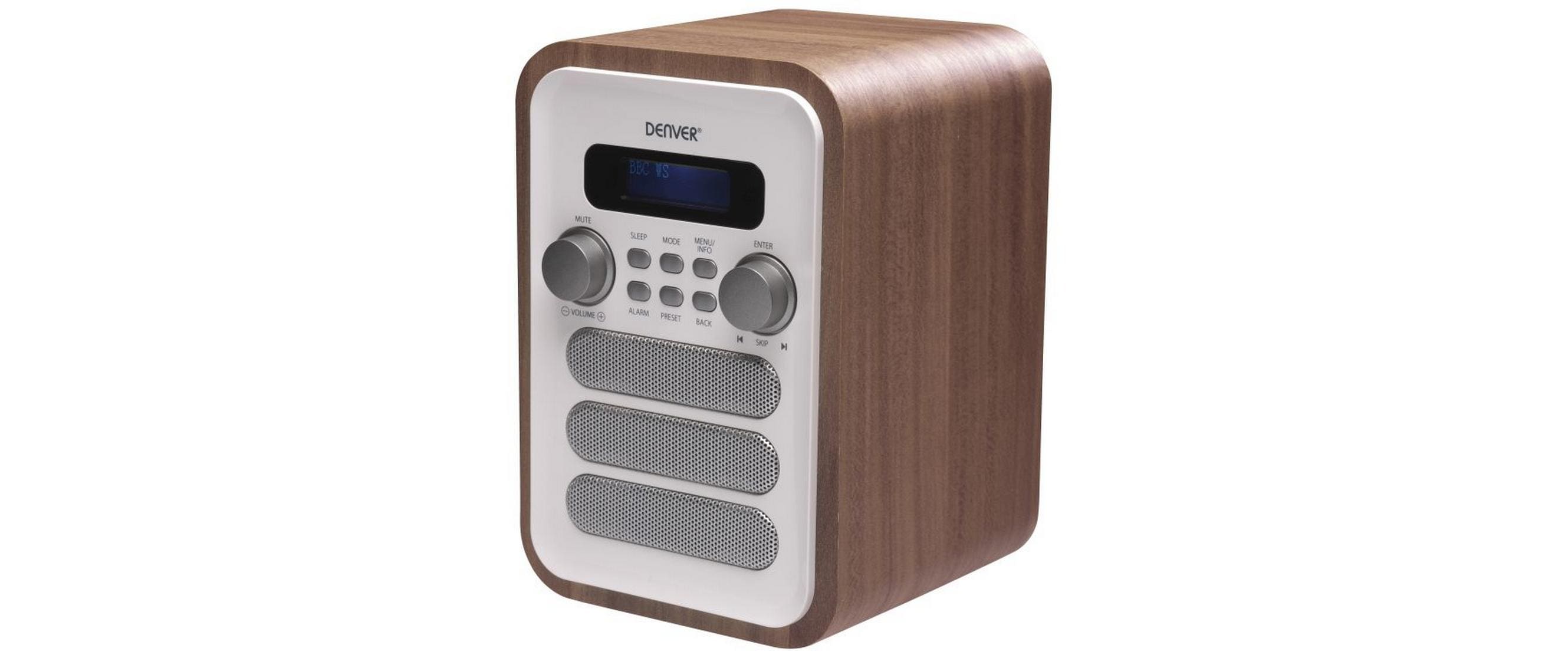 2210564 - Mediatech Denver DAB-48W DAB+ FM Bluetooth Weckfunktion LCD-Display kaufen Schweiz | Mediatech.ch