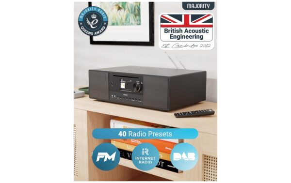Majority Quadriga Internetradio DAB+ UKW Bluetooth Spotify