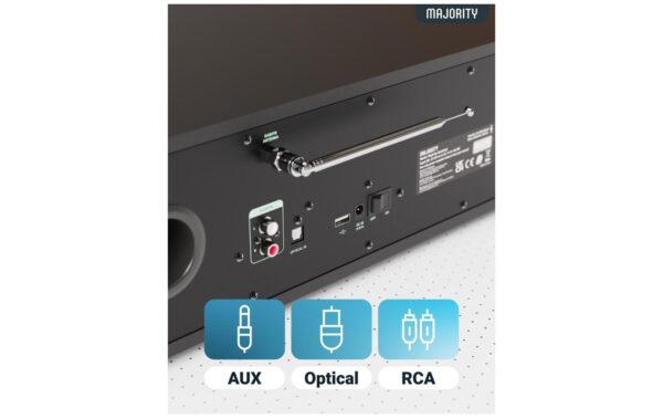 Majority Quadriga Internetradio DAB+ UKW Bluetooth Spotify