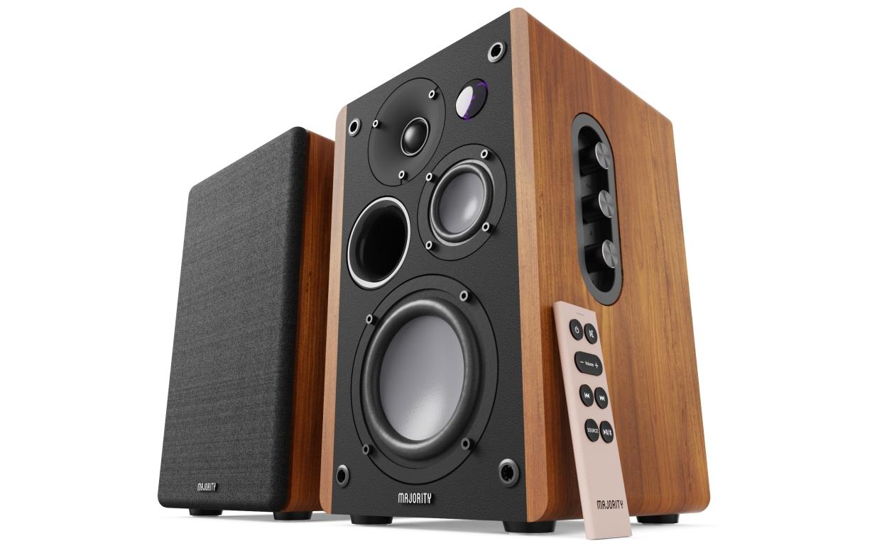 2210580 - Mediatech Majority D100 Aktiv Holzgehäuse 100 W Bluetooth 5.3 kaufen Schweiz | Mediatech.ch