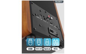 2210580_8 - Mediatech Majority D100 Aktiv Holzgehäuse 100 W Bluetooth 5.3