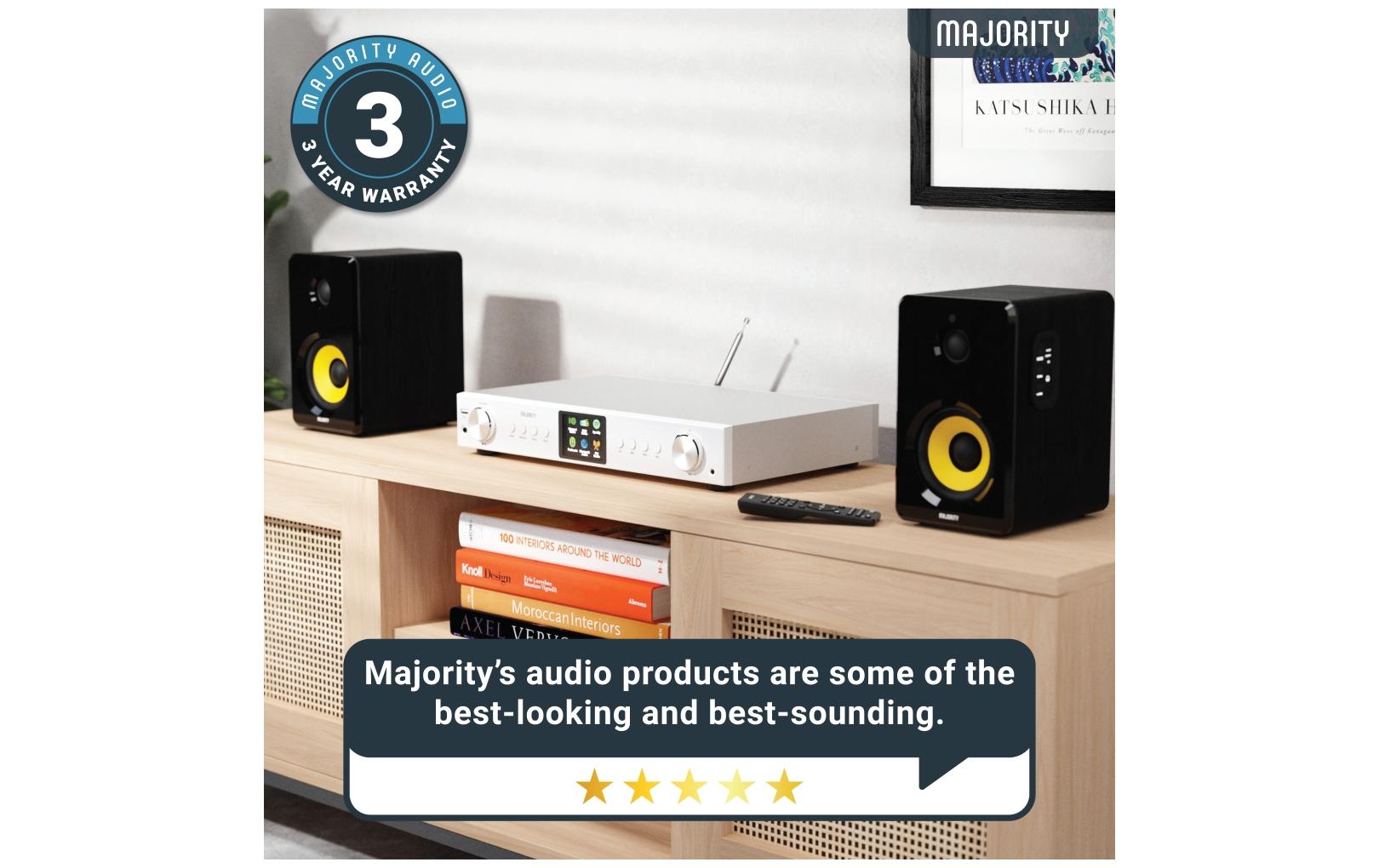 2210591_1 - Mediatech Majority Fitzwilliam 2024 Silver, Internetradio-Tuner, DAB+, UKW