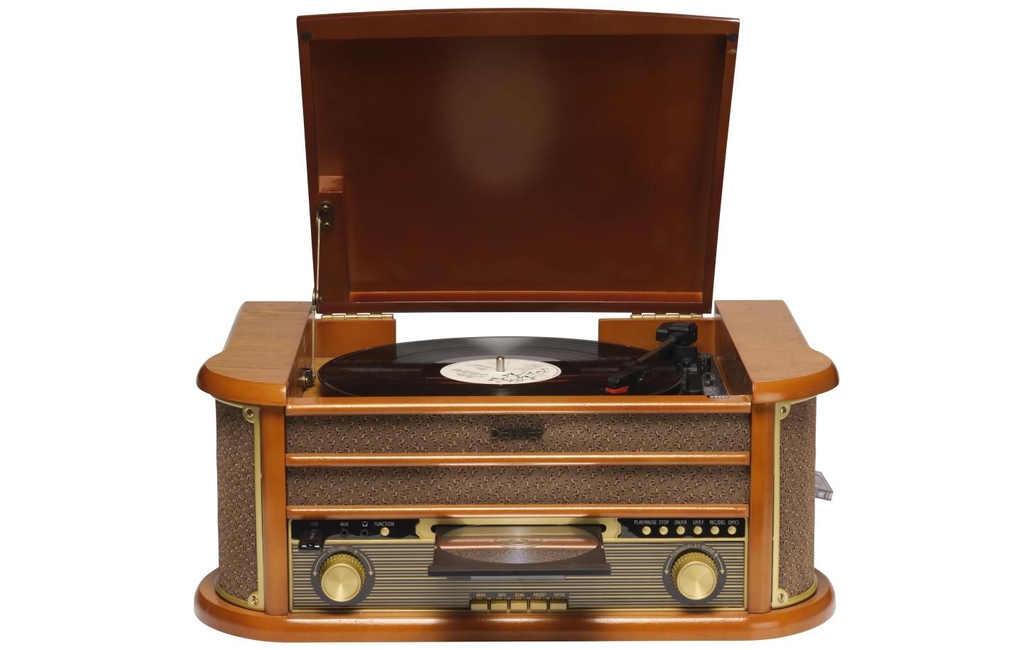 2210597 - Mediatech Denver MRD-51 Retro Massivholz DAB+ CD Kassetten USB kaufen Schweiz | Mediatech.ch