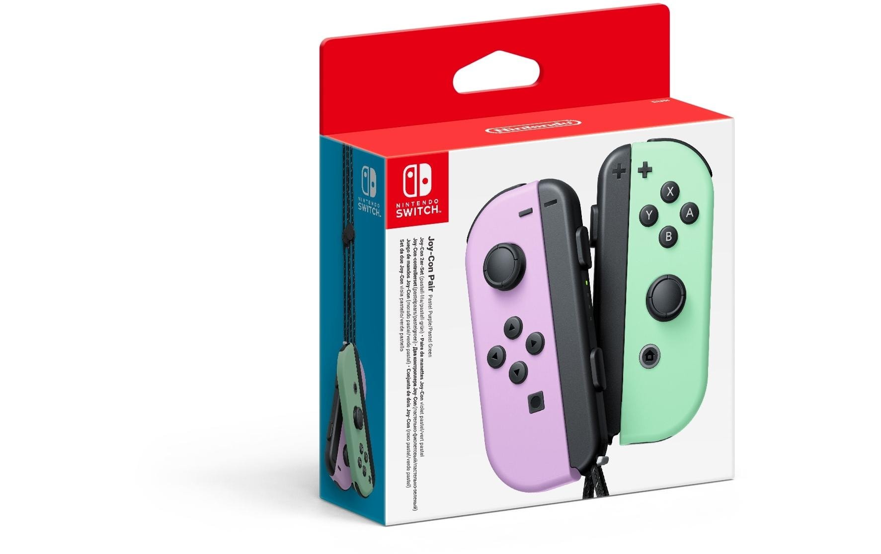 2210990_1 - Mediatech Nintendo Switch Controller Joy-Con Set Pastell-Lila/Grün