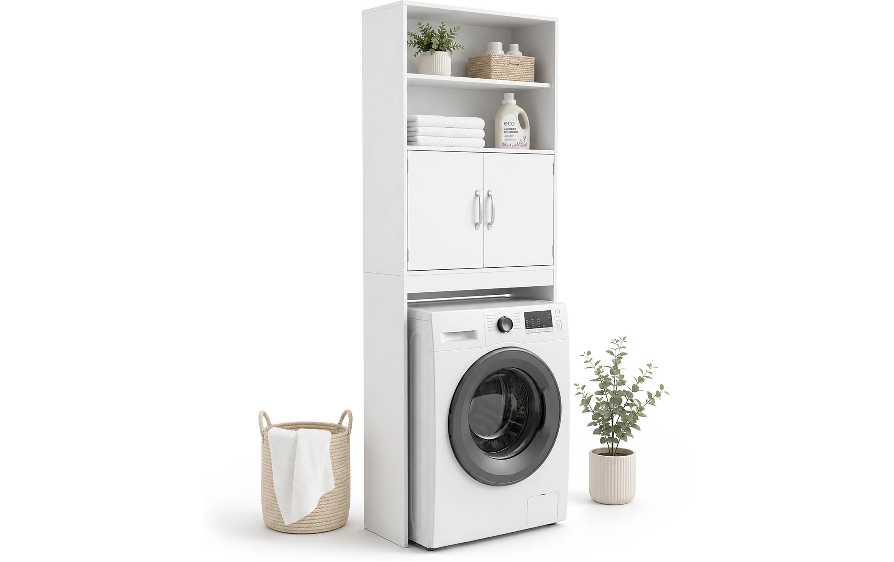 2211798 - Mediatech Relaxdays Waschmaschinenschrank Weiss kaufen Schweiz | Mediatech.ch