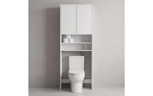 Relaxdays Waschmaschinenschrank Weiss