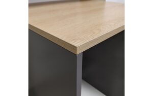 Relaxdays Waschmaschinenschrank Anthrazit/Hellbraun