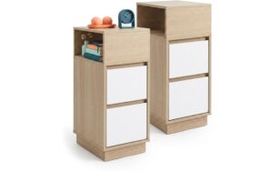 2211849 - Mediatech Relaxdays Schmaler Beistelltisch 2er Set H x B x T: ca. 64 x 24 x 30 cm, Braun kaufen Schweiz | Mediatech.ch