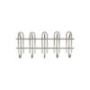 2211944 - Mediatech House Doctor Wandgarderobe Cleo Eisen, Silberoptik, 50x22x5.5 cm (LxHxT)