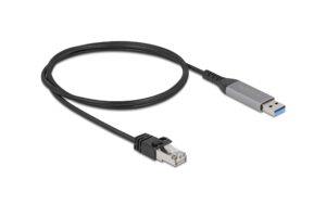 Delock USB-Kabel A-RJ45, 1m Gigabit 10/100/1000, USB-A zu RJ45