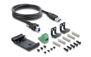Delock Industrie Hub 10 x USB 5 Gbps Typ-A, 8 kV ESD Schutz