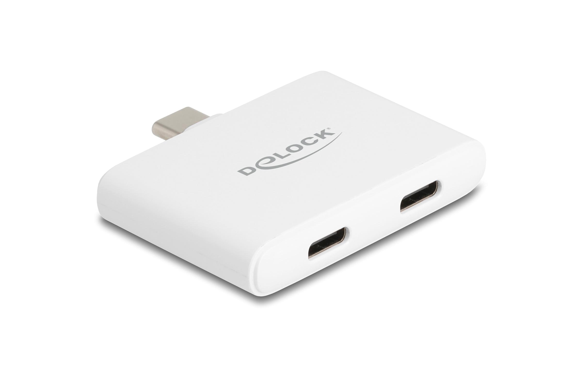 2212731 - Mediatech Delock USB Type-C Adapter 10 Gbps, 4K 60 Hz, 92 W, Weiss kaufen Schweiz | Mediatech.ch