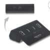 Delock Hub 10 Gbps, Metall, 2x USB-C, 2x USB-A