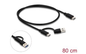 Delock Hub 10 Gbps, Metall, 2x USB-C, 2x USB-A