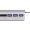Delock USB Hub 3 Port, 5 Gbps, SD und Micro SD Card Reader