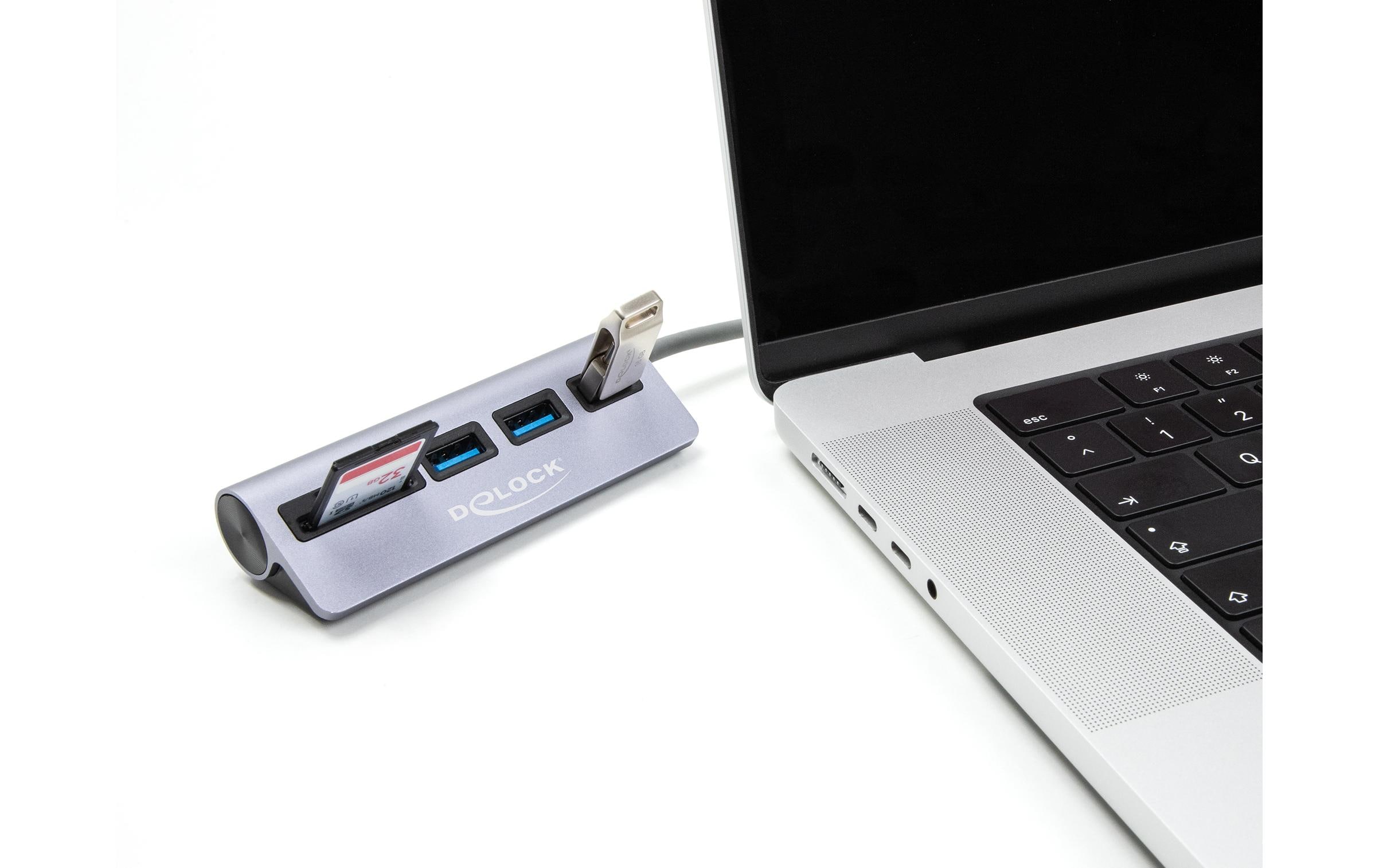 2212736_1 - Mediatech Delock USB Hub 3 Port, 5 Gbps, SD und Micro SD Card Reader