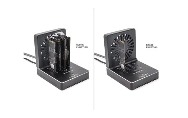 Delock M.2 Dockingstation USB 20 Gbps, für 4 x M.2 NVMe PCIe SSD, mit