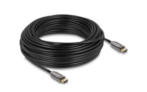 Delock DisplayPort 2.1 Kabel 8K, 60 Hz, 40 Gbps, 30 m, Aktives Optisches
