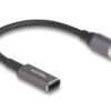 2213014 - Mediatech Delock Adapter für Notebook USB-C 15cm Buchse zu magnetischem 8 Pin Konnektor