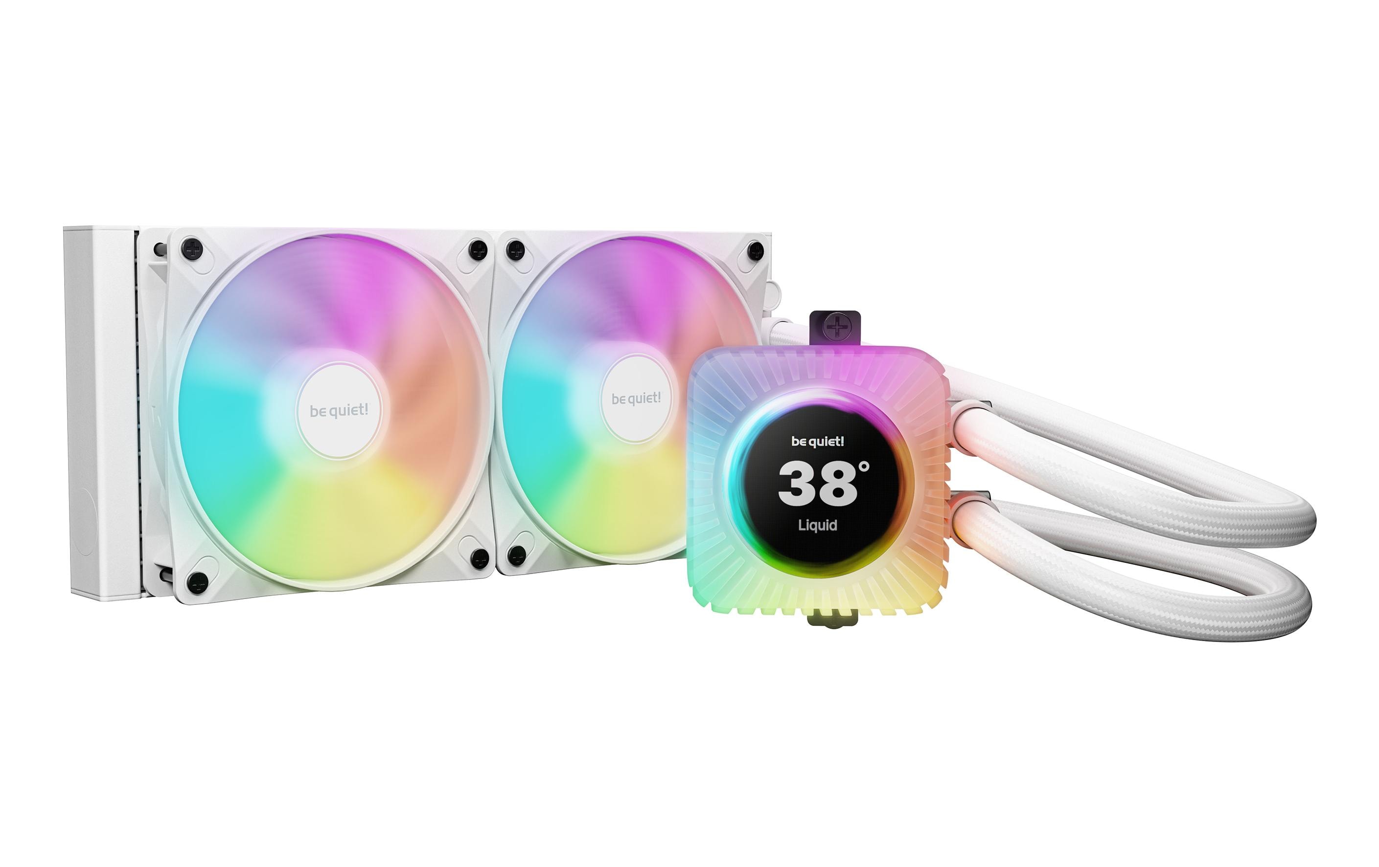 2213340 - Mediatech Wasserkühler be quiet! Light Loop 240 LCD kompatibel zu Intel/AMD, 2x 120mm Radiator kaufen Schweiz | Mediatech.ch