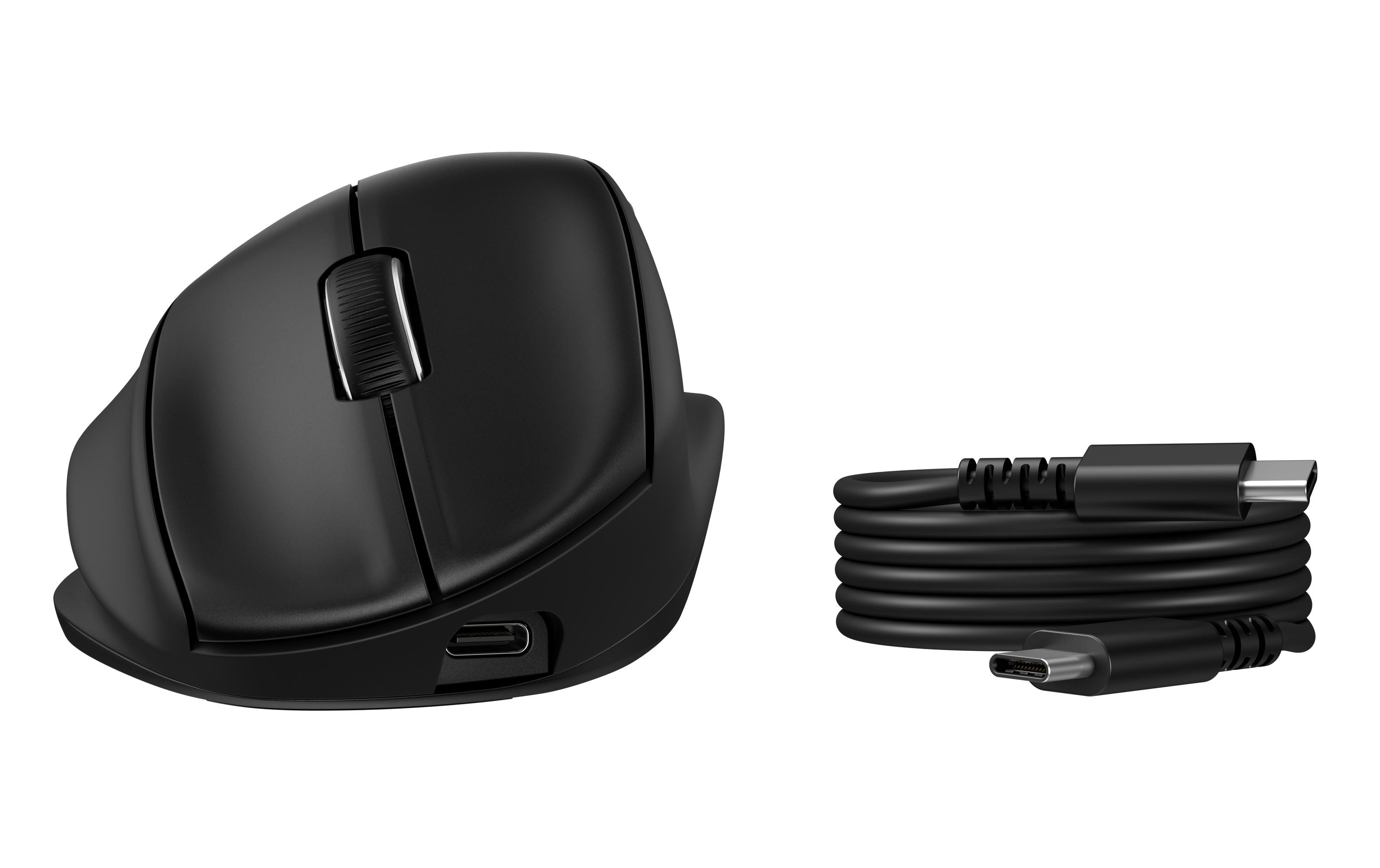 2213754 - Mediatech HP 925 Ergonomic Tilt Mouse 2.4 GHz,Bluetooth,Dual-Mode