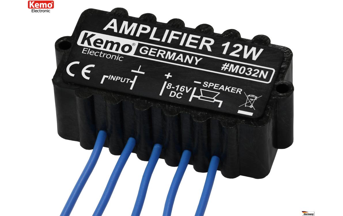 2213928 - Mediatech Kemo Electonic Verstärker M032N 12 W, universal, feuchtigkeitsfest kaufen Schweiz | Mediatech.ch